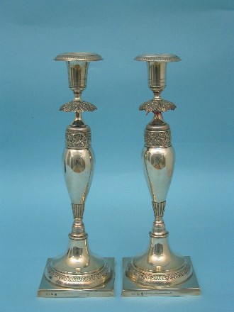 Leuchterpaar - Silber, Berlin 1820